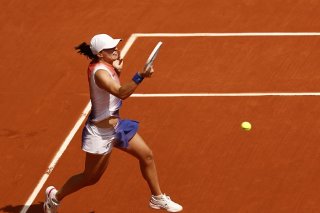 Iga Swiatek à nouveau en finale de Roland-Garros KEYSTONE/EPA/MOHAMMED BADRA